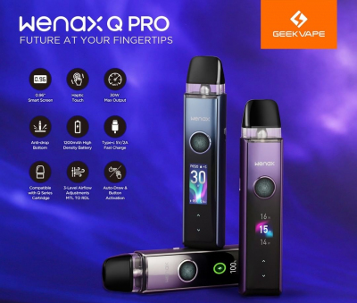 Geek Vape Wenax Q PRO 1200mAh KIT (Black)
